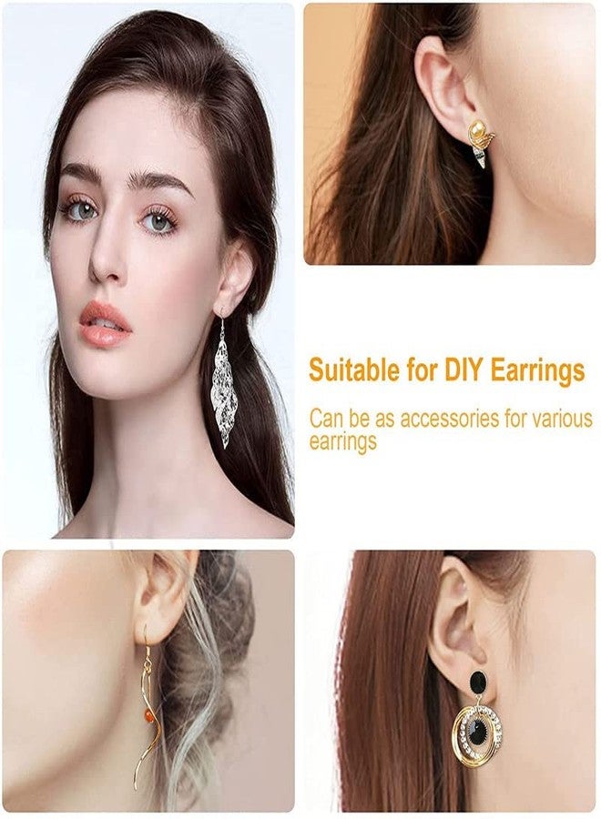 دي آي واي كرافتس مجموعة أدوات صنع الأقراط، 500 غرام، فضي لامع، تتضمن خطافات الأقراط، ودبابيس الأقراط، وأجزاء خلفية للأقراط، وحلقات وصل، ودبابيس عيون، وكماشة مجوهرات (500 غرام، فضي لامع). - Image 5